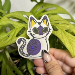 Non-Binary Cat Sticker #1