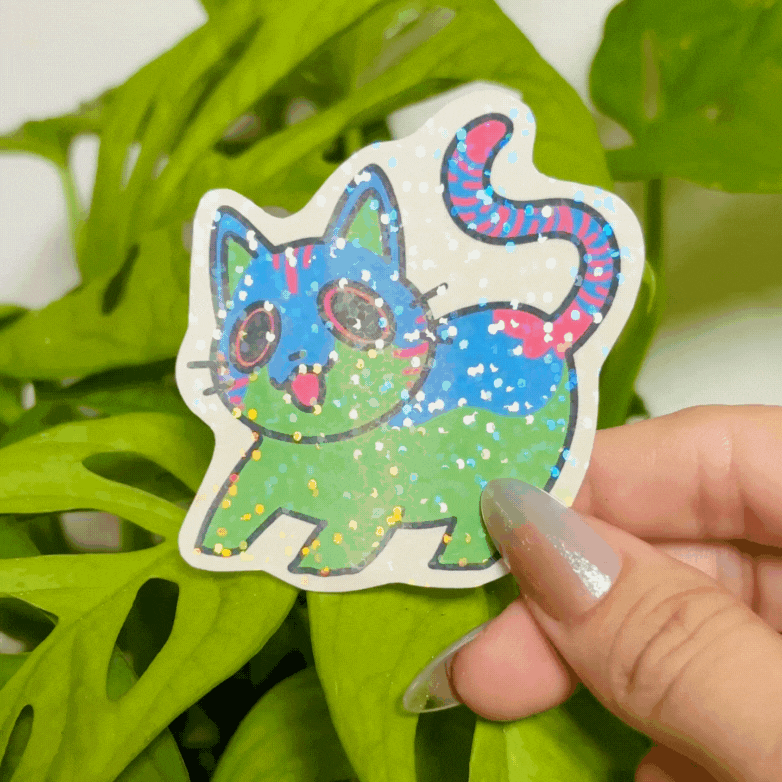 Polysexual Cat Sticker #2