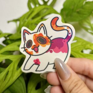 Lesbian Cat Sticker #2