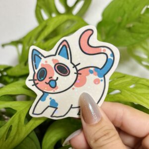Transgender Cat Sticker #2