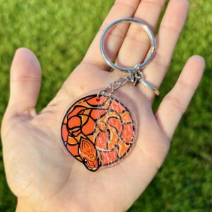Corn Snake Shed Keychain