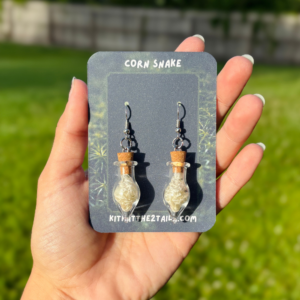 Reptile Shed Earrings - Corn Snake